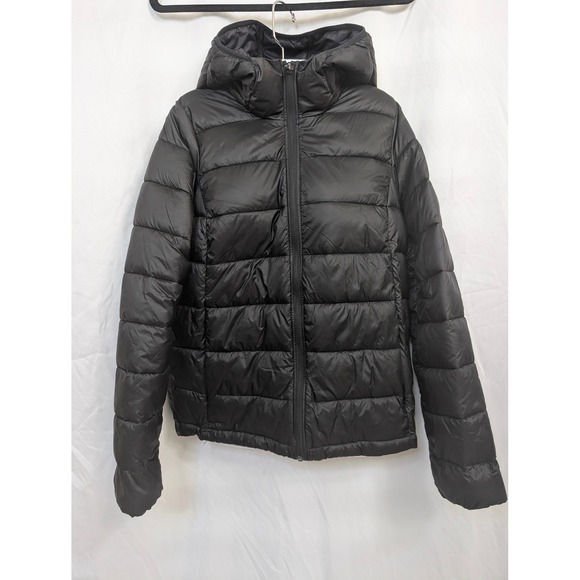 Athleta Jackets & Blazers - Athleta Black Aire Puffer Jacket Woman Size S